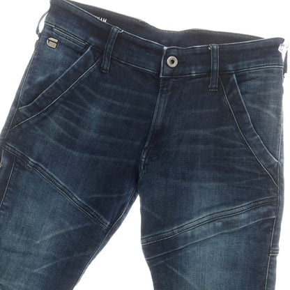 【中古】ジースターロウ G-STAR RAW ストレッチ コットンポリエステル ジーンズ デニムパンツ ネイビー【 29 】【 状態ランクC 】【 メンズ 】