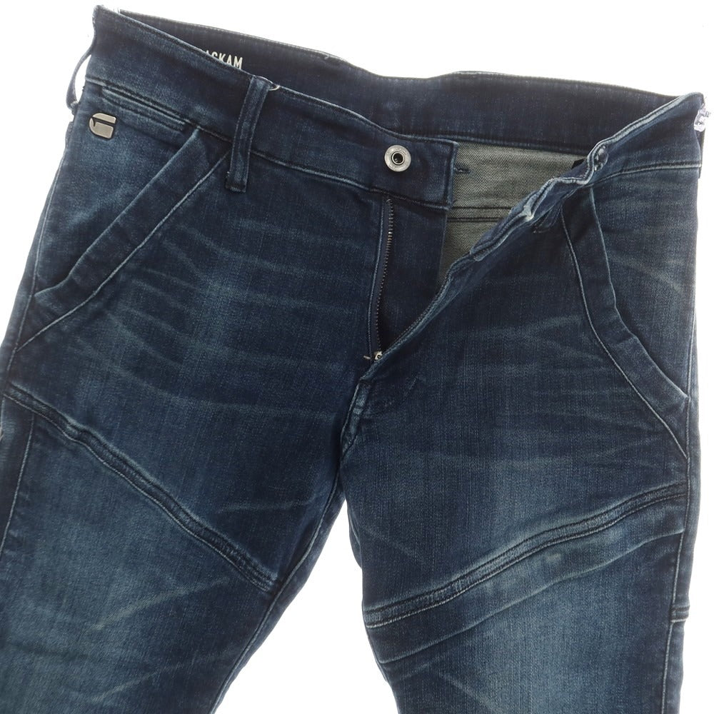 【中古】ジースターロウ G-STAR RAW ストレッチ コットンポリエステル ジーンズ デニムパンツ ネイビー【 29 】【 状態ランクC 】【 メンズ 】