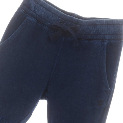 【中古】ジースターロウ G-STAR RAW コットンポリエステル スウェットパンツ ネイビー【 S 】【 状態ランクC 】【 メンズ 】