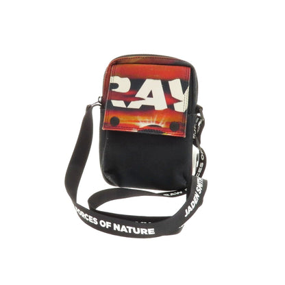 【中古】ジースターロウ G-STAR RAW コットン ショルダーバッグ ブラックxレッド【 状態ランクC 】【 メンズ 】