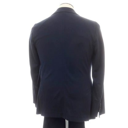 【中古】チルコロ1901 CIRCOLO 1901 ジャージーストレッチコットン 2つボタンスーツ ネイビー【 50/48 】【 状態ランクB 】【 メンズ 】
