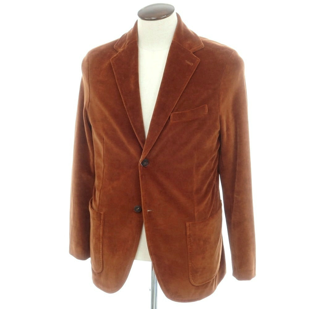【中古】チルコロ1901 CIRCOLO 1901 ベロアコットン カジュアルジャケット オレンジブラウン【 50 】【 状態ランクB 】【 メンズ 】