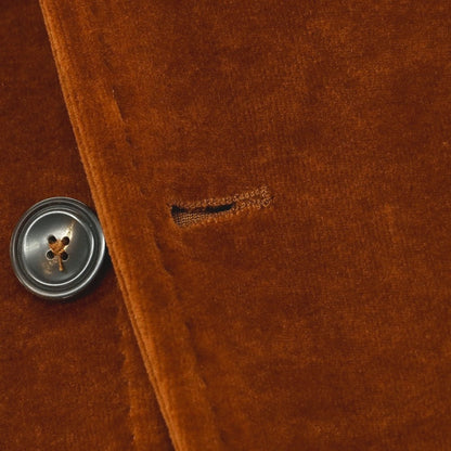 【中古】チルコロ1901 CIRCOLO 1901 ベロアコットン カジュアルジャケット オレンジブラウン【 50 】【 状態ランクB 】【 メンズ 】