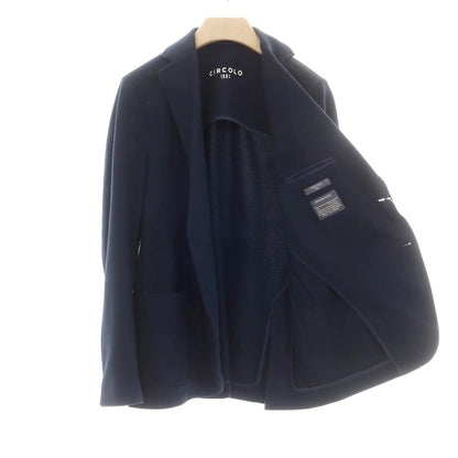【中古】チルコロ1901 CIRCOLO 1901 コットンジャージー ジャケット ネイビー【 50 】【 状態ランクB 】【 メンズ 】