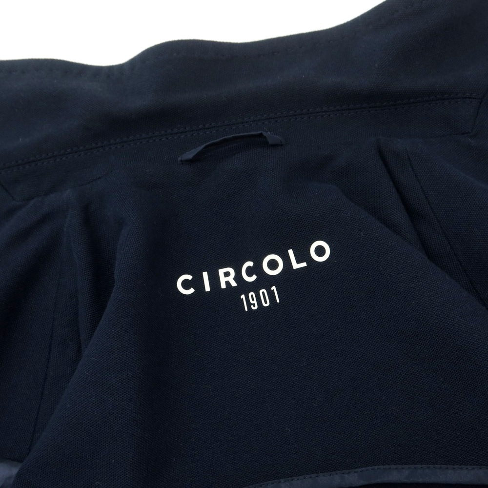 【中古】チルコロ1901 CIRCOLO 1901 コットンジャージー ジャケット ネイビー【 50 】【 状態ランクB 】【 メンズ 】