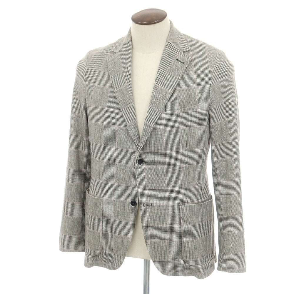 【中古】チルコロ1901 CIRCOLO 1901 コットンジャージープリント ジャケット ブラックxホワイト【 50 】【 状態ランクC 】【 メンズ 】