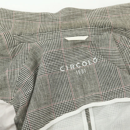 【中古】チルコロ1901 CIRCOLO 1901 コットンジャージープリント ジャケット ブラックxホワイト【 50 】【 状態ランクC 】【 メンズ 】