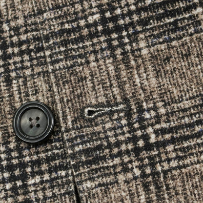 【中古】チルコロ1901 CIRCOLO 1901 ストレッチコットン チェック カジュアルジャケット ダークベージュxブラック【 50 】【 状態ランクB 】【 メンズ 】