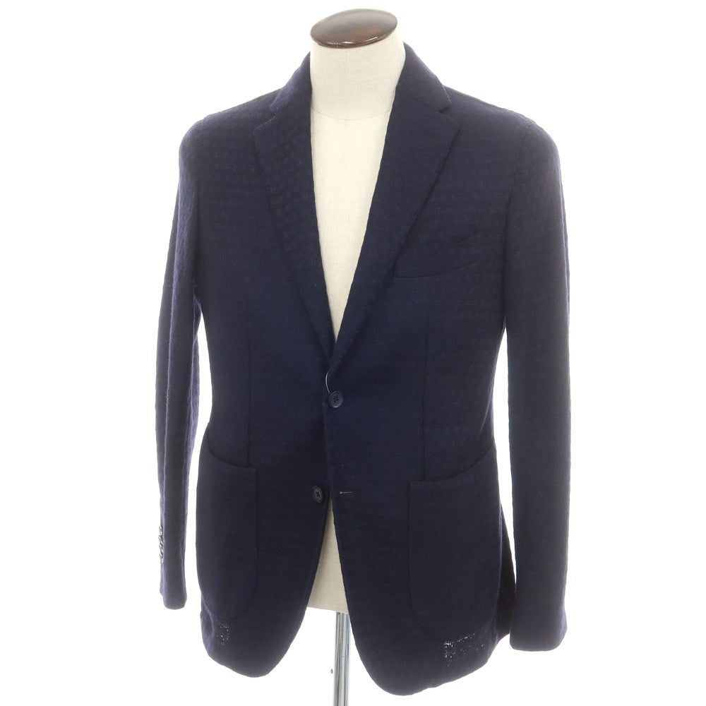 【中古】エルビーエム1911 L.B.M.1911 ウールナイロン テーラードジャケット ネイビー【 52 】【 状態ランクB 】【 メンズ 】