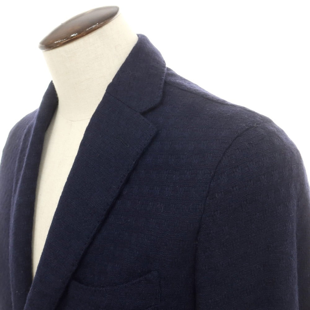 【中古】エルビーエム1911 L.B.M.1911 ウールナイロン テーラードジャケット ネイビー【 52 】【 状態ランクB 】【 メンズ 】