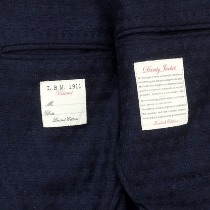 【中古】エルビーエム1911 L.B.M.1911 ウールナイロン テーラードジャケット ネイビー【 52 】【 状態ランクB 】【 メンズ 】