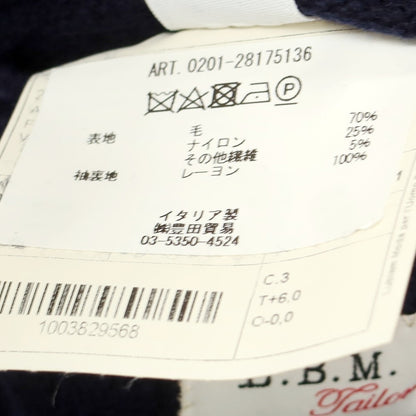 【中古】エルビーエム1911 L.B.M.1911 ウールナイロン テーラードジャケット ネイビー【 52 】【 状態ランクB 】【 メンズ 】