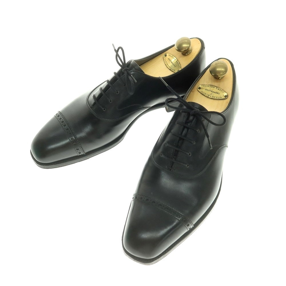 【中古】エドワードグリーン EDWARD GREEN BERKELEY ストレートチップ ドレスシューズ ブラック【 7 1/2C 】【 状態ランクC 】【 メンズ 】