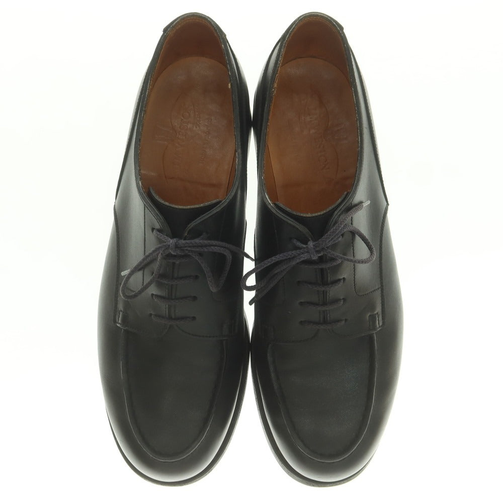 【中古】ジェイエムウエストン J.M WESTON GOLF Uチップ ドレスシューズ ブラック【 6 1/2C 】【 状態ランクB 】【 メンズ 】