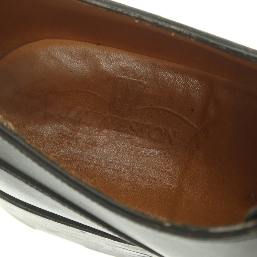 【中古】ジェイエムウエストン J.M WESTON GOLF Uチップ ドレスシューズ ブラック【 6 1/2C 】【 状態ランクB 】【 メンズ 】