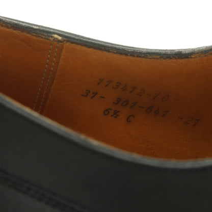 【中古】ジェイエムウエストン J.M WESTON GOLF Uチップ ドレスシューズ ブラック【 6 1/2C 】【 状態ランクB 】【 メンズ 】