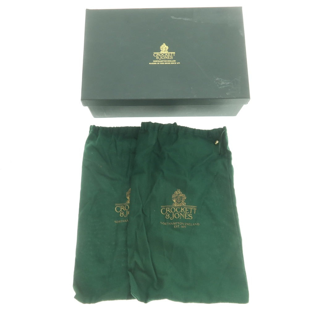 【中古】クロケットアンドジョーンズ CROCKETT&amp;JONES CHUKKA スエード チャッカブーツ パープル【 7E 】【 状態ランクB 】【 メンズ 】