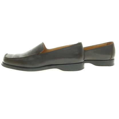 【中古】エルメス HERMES レザー ローファー ダークブラウン【 40.5 】【 状態ランクC 】【 メンズ 】