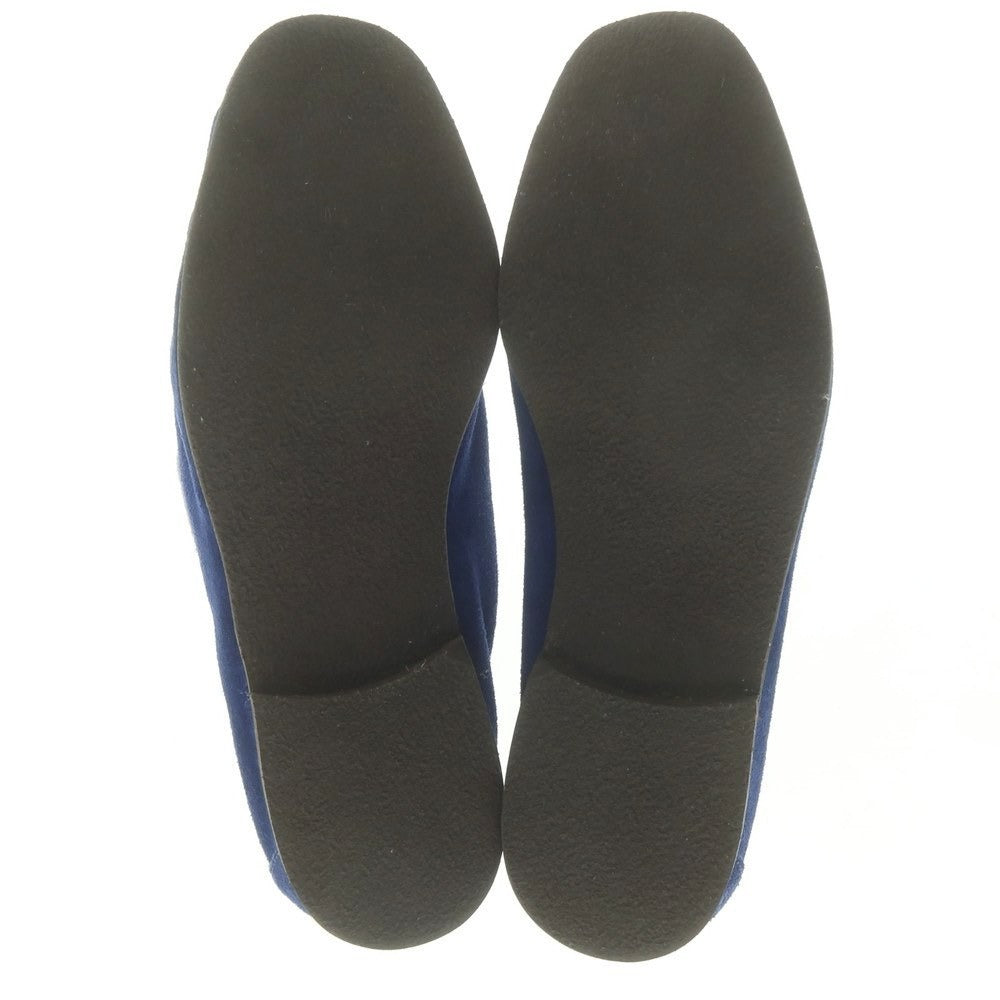 【中古】ディメッラ DI MELLA スエード コンビ コインローファー ブルーxオフホワイト【 6 】【 状態ランクB 】【 メンズ 】