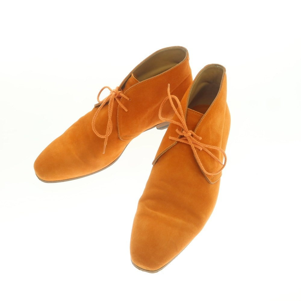 【中古】ディメッラ DI MELLA スエード チャッカブーツ オレンジ【 7 】【 状態ランクC 】【 メンズ 】