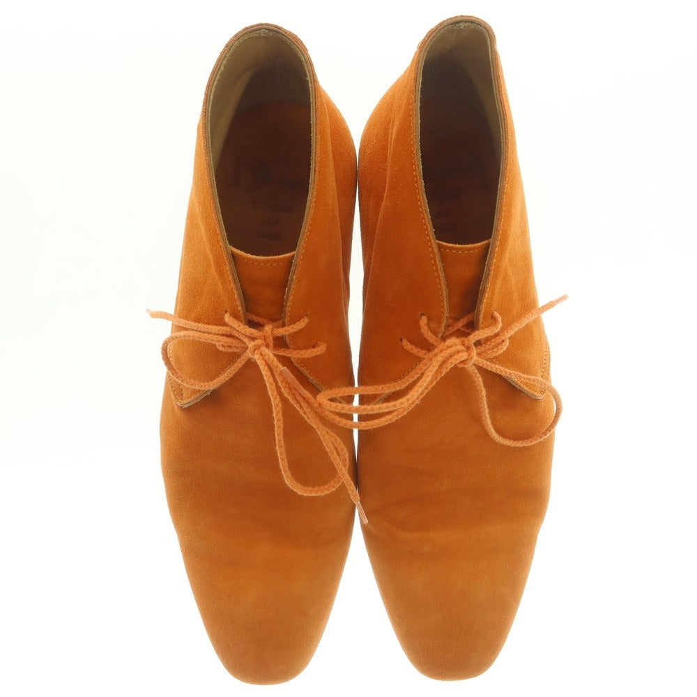 【中古】ディメッラ DI MELLA スエード チャッカブーツ オレンジ【 7 】【 状態ランクC 】【 メンズ 】