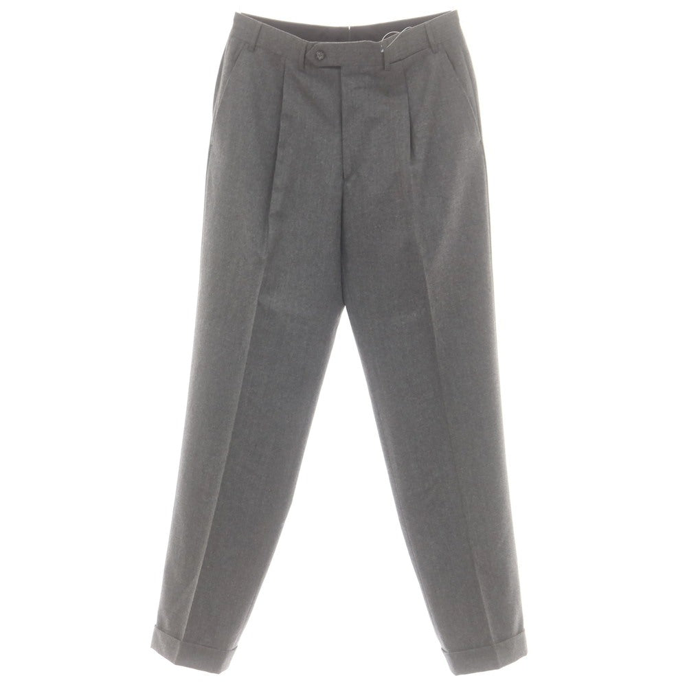 【中古】コルネリアーニ CORNELIANI ウール ドレススラックスパンツ グレー【 46 】【 状態ランクA 】【 メンズ 】