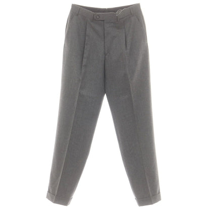 【中古】コルネリアーニ CORNELIANI ウール ドレススラックスパンツ グレー【 46 】【 状態ランクA 】【 メンズ 】