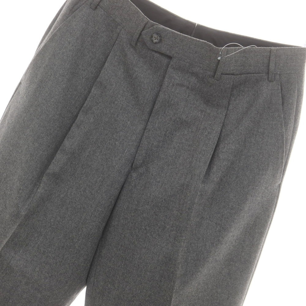【中古】コルネリアーニ CORNELIANI ウール ドレススラックスパンツ グレー【 46 】【 状態ランクA 】【 メンズ 】