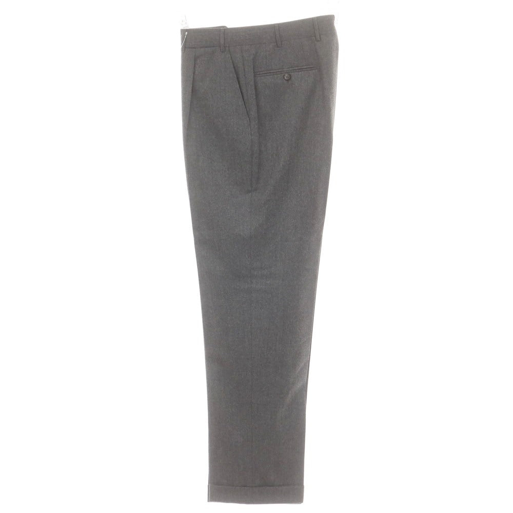 【中古】コルネリアーニ CORNELIANI ウール ドレススラックスパンツ グレー【 46 】【 状態ランクA 】【 メンズ 】