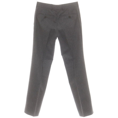 【中古】エルメス HERMES ウール ドレススラックスパンツ グレー【 38 】【 状態ランクB 】【 メンズ 】