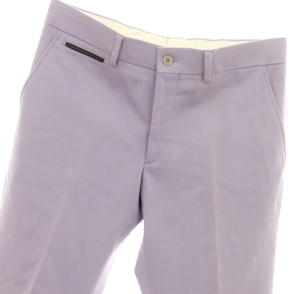 【中古】エルメス HERMES ストレッチ コットン カジュアルスラックスパンツ ラベンダー【 40 】【 状態ランクD 】【 メンズ 】