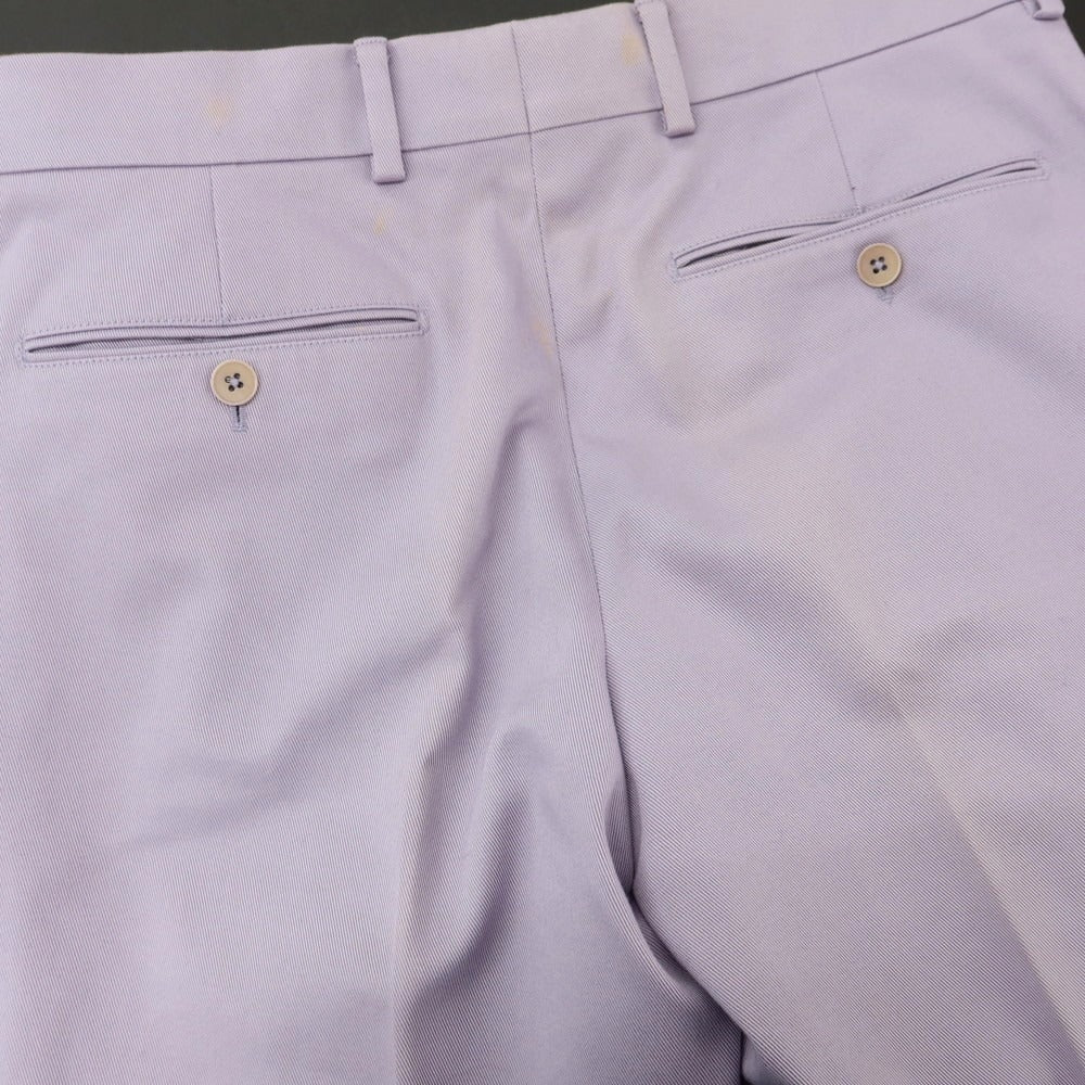 【中古】エルメス HERMES ストレッチ コットン カジュアルスラックスパンツ ラベンダー【 40 】【 状態ランクD 】【 メンズ 】