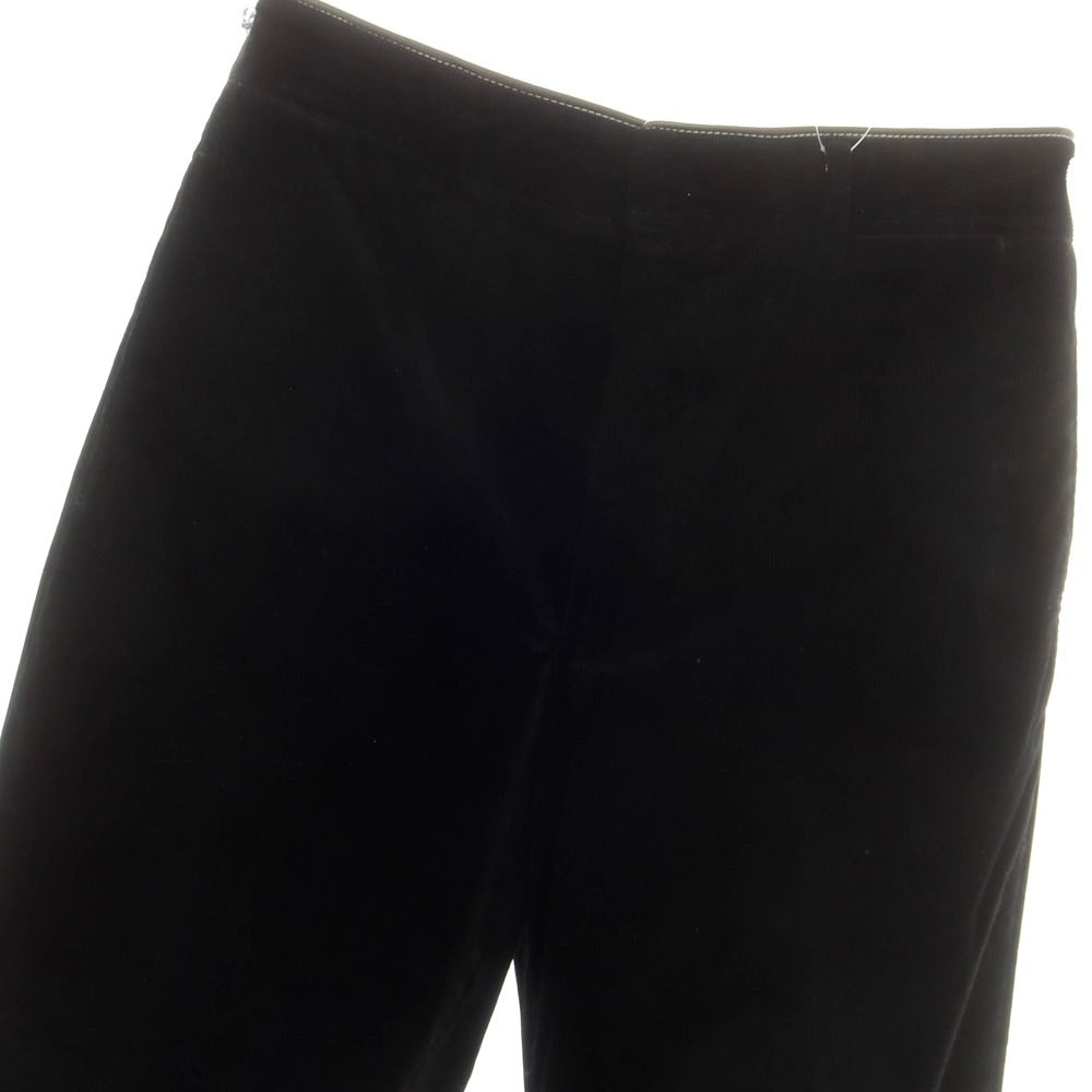 【中古】エルメス HERMES ストレッチコーデュロイ コーデュロイパンツ ブラック【 48 】【 状態ランクC 】【 メンズ 】