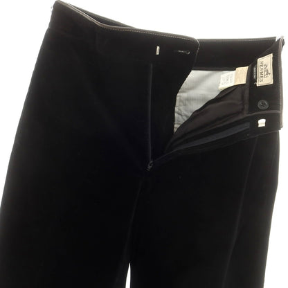 【中古】エルメス HERMES ストレッチコーデュロイ コーデュロイパンツ ブラック【 48 】【 状態ランクC 】【 メンズ 】