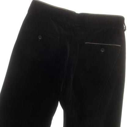 【中古】エルメス HERMES ストレッチコーデュロイ コーデュロイパンツ ブラック【 48 】【 状態ランクC 】【 メンズ 】