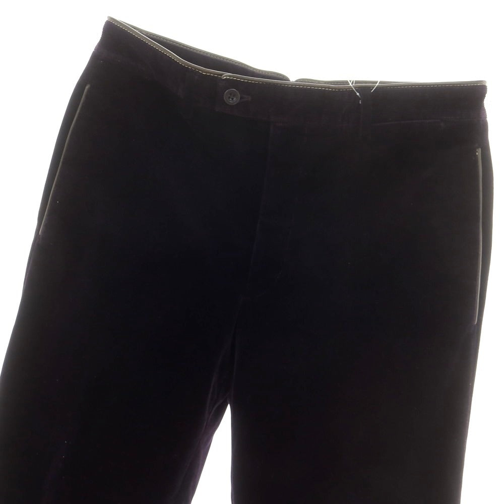 【中古】エルメス HERMES ストレッチコーデュロイ コーデュロイパンツ ダークパープル【 サイズ48 】【 状態ランクD 】【 メンズ 】 [CPD]