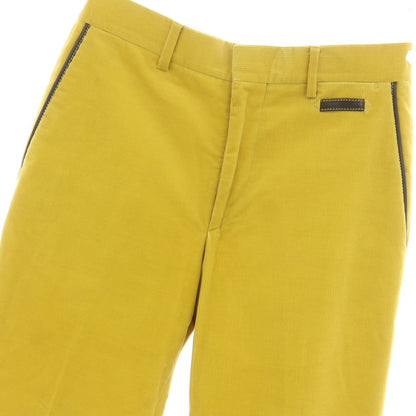 【中古】エルメス HERMES ストレッチコーデュロイ コーデュロイパンツ マスタードイエロー【 40 】【 状態ランクB 】【 メンズ 】