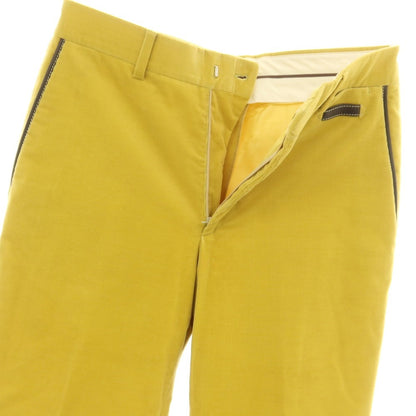 【中古】エルメス HERMES ストレッチコーデュロイ コーデュロイパンツ マスタードイエロー【 40 】【 状態ランクB 】【 メンズ 】