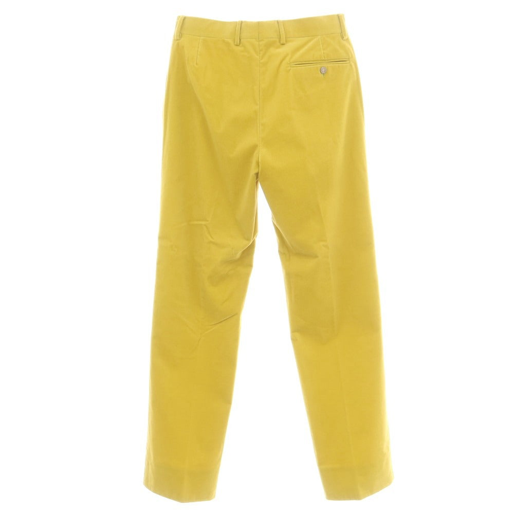 【中古】エルメス HERMES ストレッチコーデュロイ コーデュロイパンツ マスタードイエロー【 40 】【 状態ランクB 】【 メンズ 】
