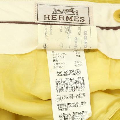 【中古】エルメス HERMES ストレッチコーデュロイ コーデュロイパンツ マスタードイエロー【 40 】【 状態ランクB 】【 メンズ 】