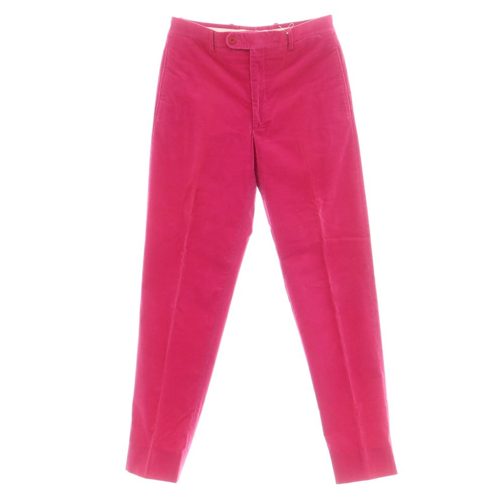 【中古】エルメス HERMES ストレッチコーデュロイ コーデュロイパンツ ショッキングピンク【 サイズ48 】【 状態ランクC 】【 メンズ 】 [CPD]