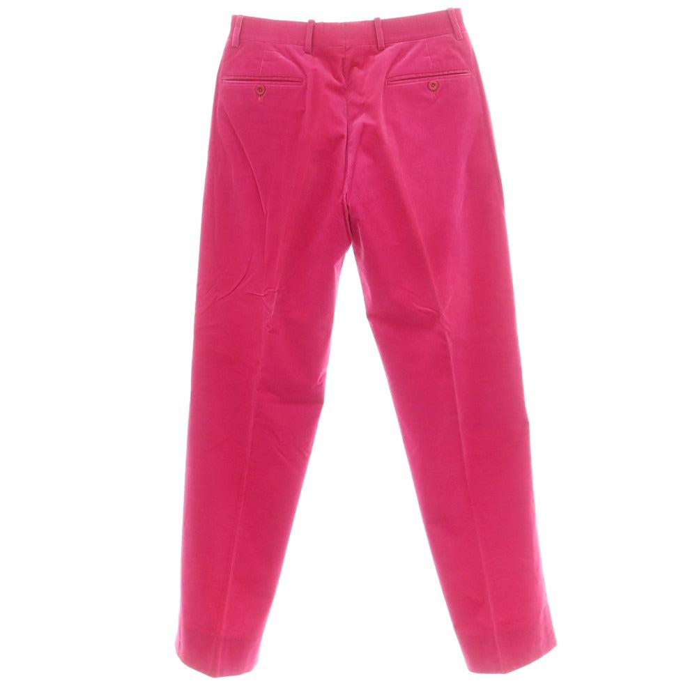 【中古】エルメス HERMES ストレッチコーデュロイ コーデュロイパンツ ショッキングピンク【 48 】【 状態ランクC 】【 メンズ 】