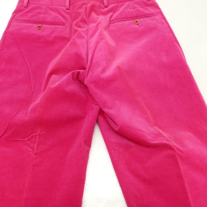 【中古】エルメス HERMES ストレッチコーデュロイ コーデュロイパンツ ショッキングピンク【 48 】【 状態ランクC 】【 メンズ 】