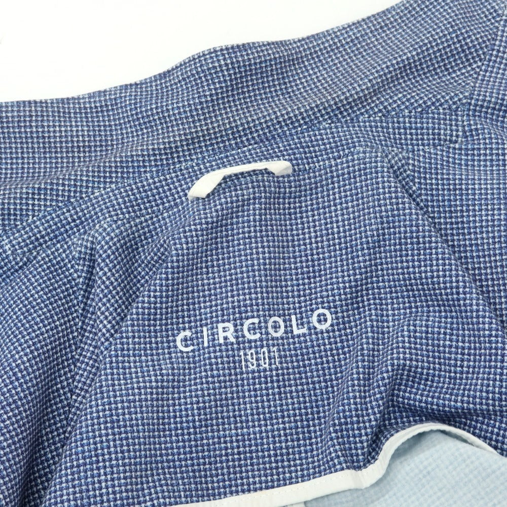 【中古】チルコロ1901 CIRCOLO 1901 コットンジャージー カジュアルジャケット ブルー【 46 】【 状態ランクB 】【 メンズ 】