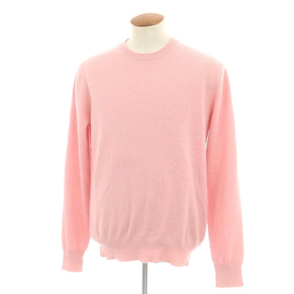【中古】ステラマッカートニー Stella McCartney カシミヤ クルーネック プルオーバーニット ピンク【サイズL】【 状態ランクC 】【 メンズ 】 [DPD]