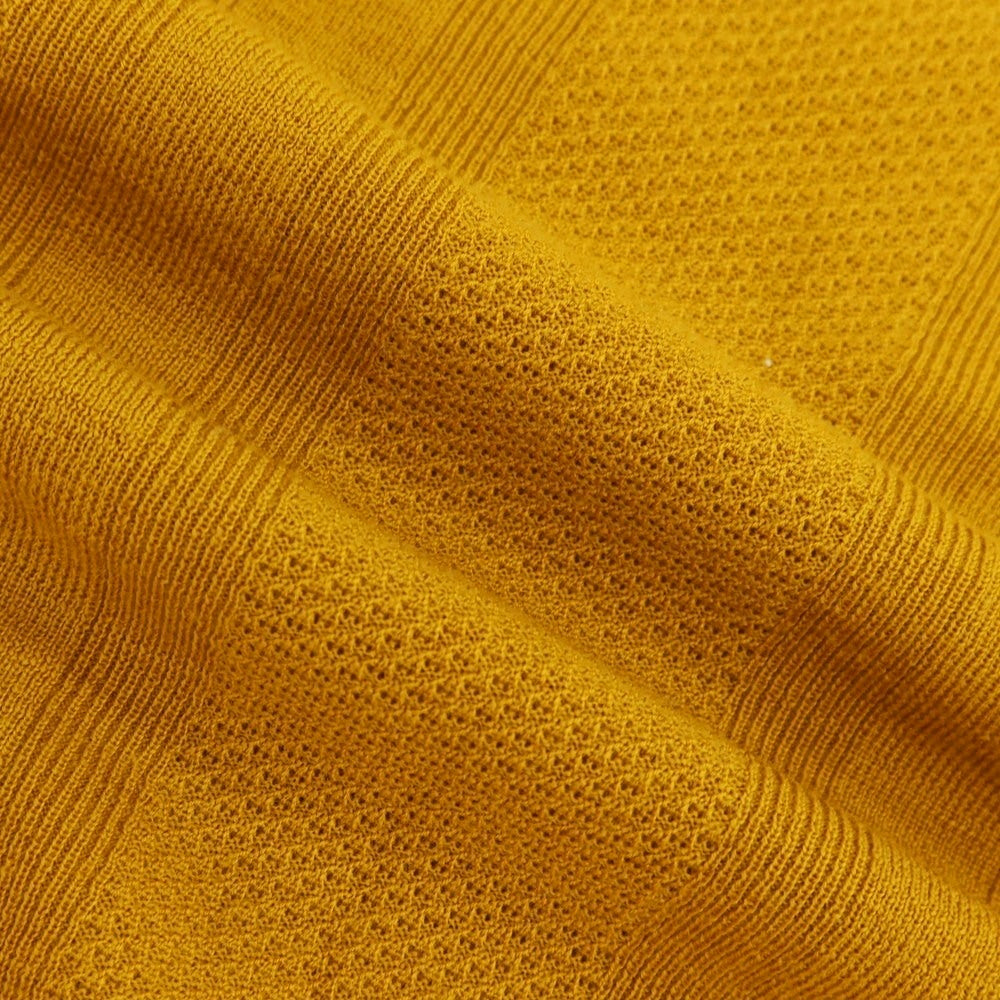 【中古】グッチ GUCCI ウール Vネック ニットベスト マスタード【 M 】【 状態ランクA 】【 メンズ 】