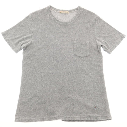 【中古】ギローバー GUY ROVER コットン パイル クルーネック ポケット 半袖Ｔシャツ グレー【 S 】【 状態ランクB 】【 メンズ 】