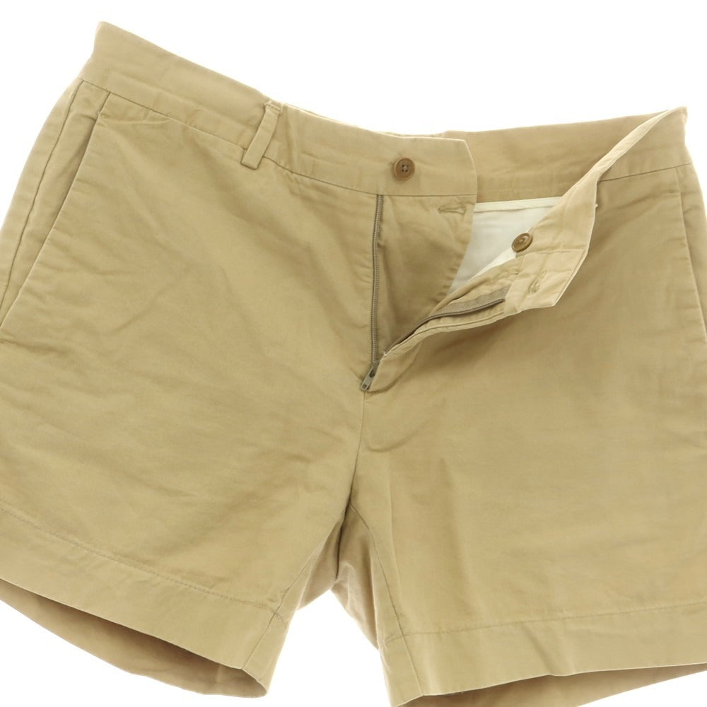 【中古】ラルフローレン パープルレーベル RalphLauren Collection Purple Label コットン ショートパンツ ベージュ【 30 】【 状態ランクB 】【 メンズ 】