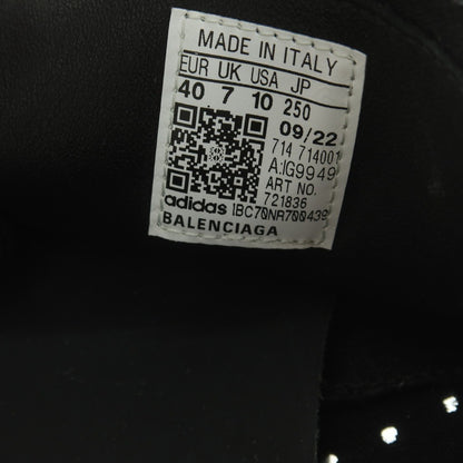 【中古】バレンシアガ BALENCIAGA × adidas スニーカー ブラック【 40 】【 状態ランクA 】【 メンズ 】