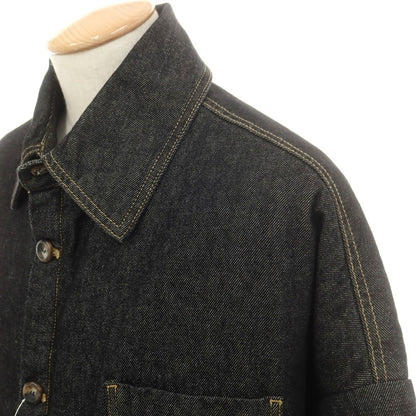 【中古】バグッタ Bagutta オーバーサイズ 中綿 デニムジャケット ブラック【 S 】【 状態ランクA 】【 メンズ 】